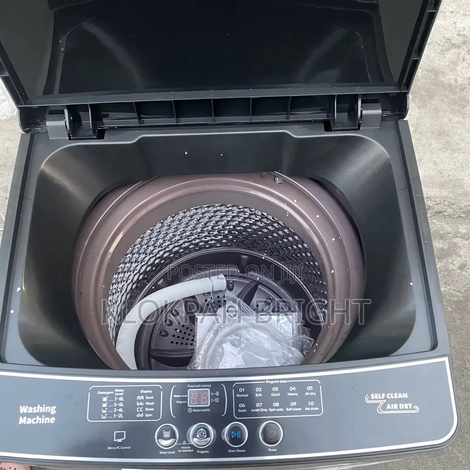 Chigo 10kg Washing Machine Blue Light Air Drying