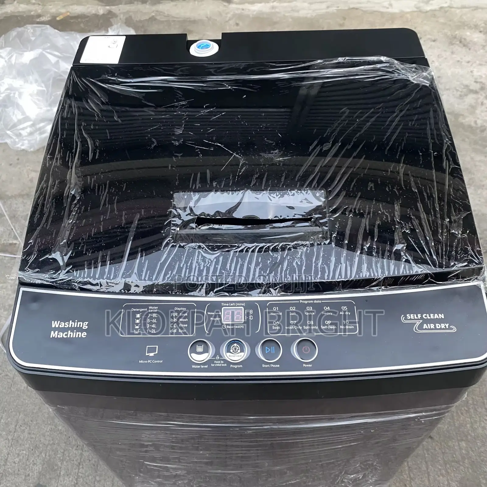 Chigo 10kg Washing Machine Blue Light Air Drying