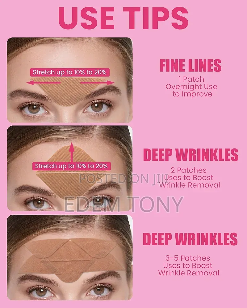 Akissos Facial Wrinkle Patches 80pcs Update Version