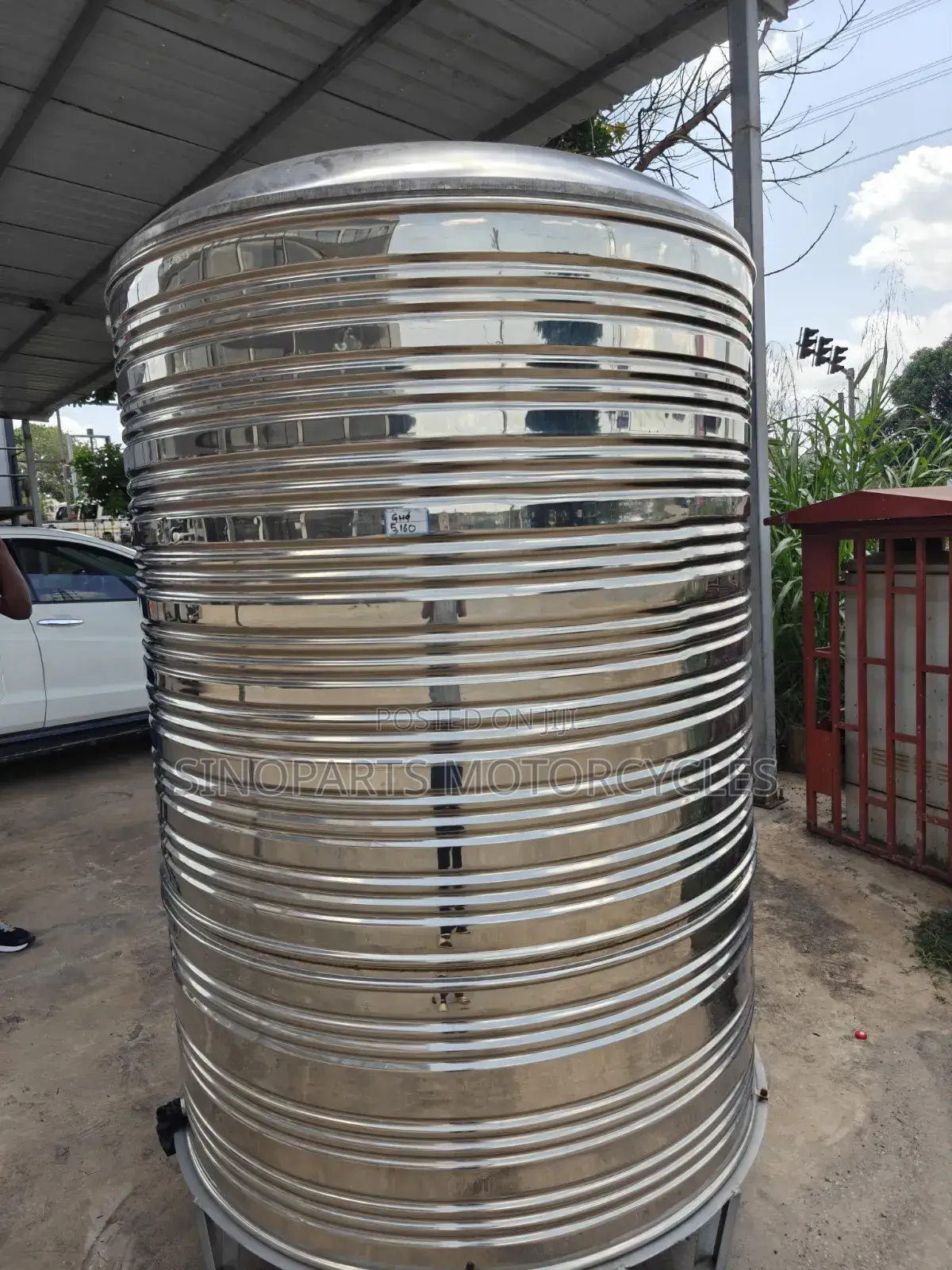 4000L 304 Stainless Steel Water Tank Heavy Duty