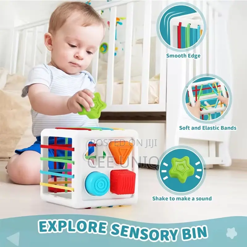 Safe Stacked Silicone Soft Baby Tooth Toys