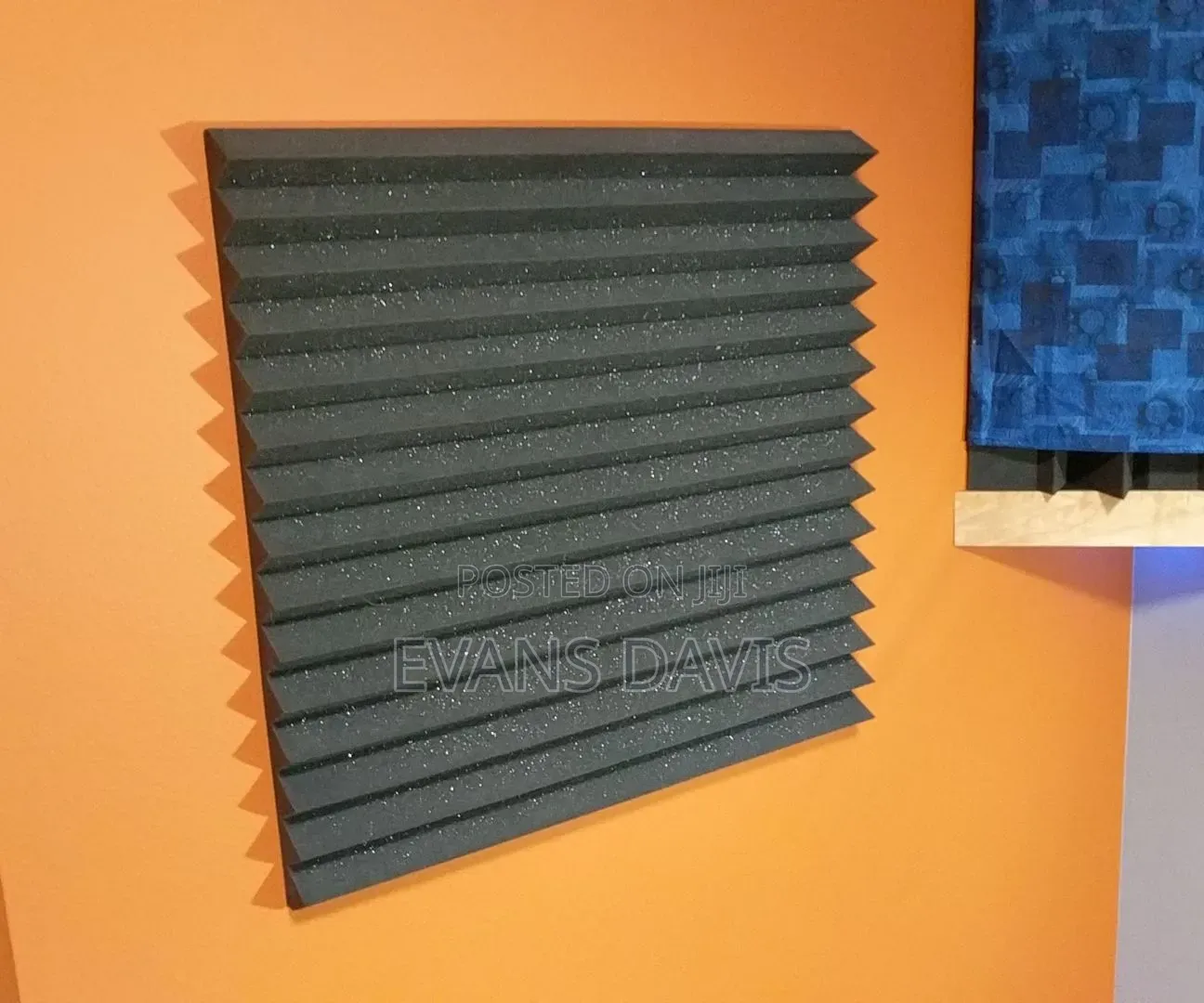 10pcs Self Stick Accoustic Noise Proof Foam Or Panel 50cmx50cm