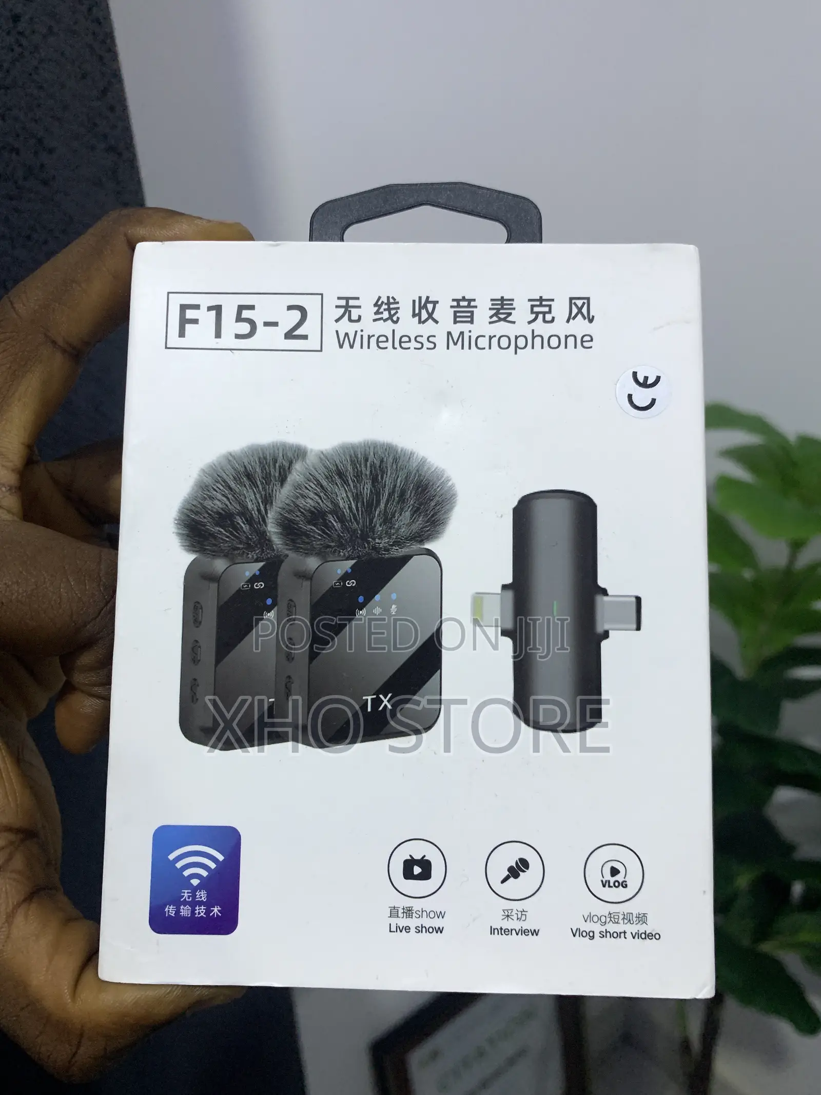 Professional Wireless Lapel Microphone With Smart Noise Reduction