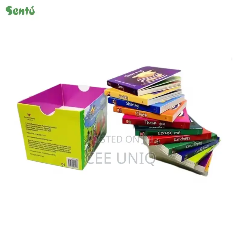 12 Volumes Set a Case of Good Manners Picture Coloring Learning Books
