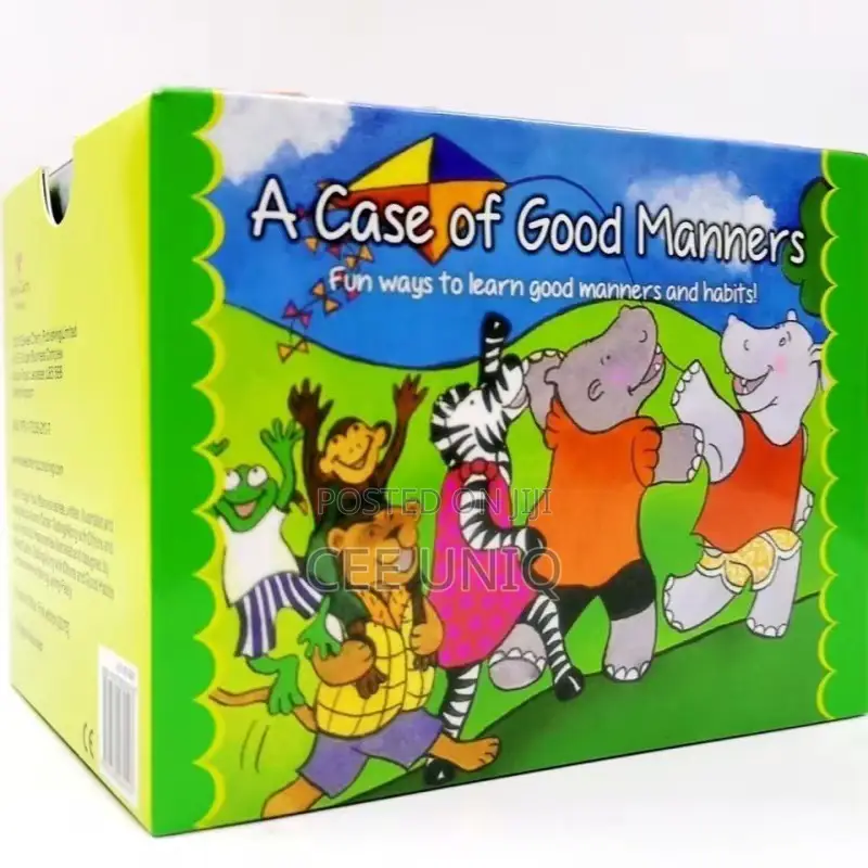 12 Volumes Set a Case of Good Manners Picture Coloring Learning Books