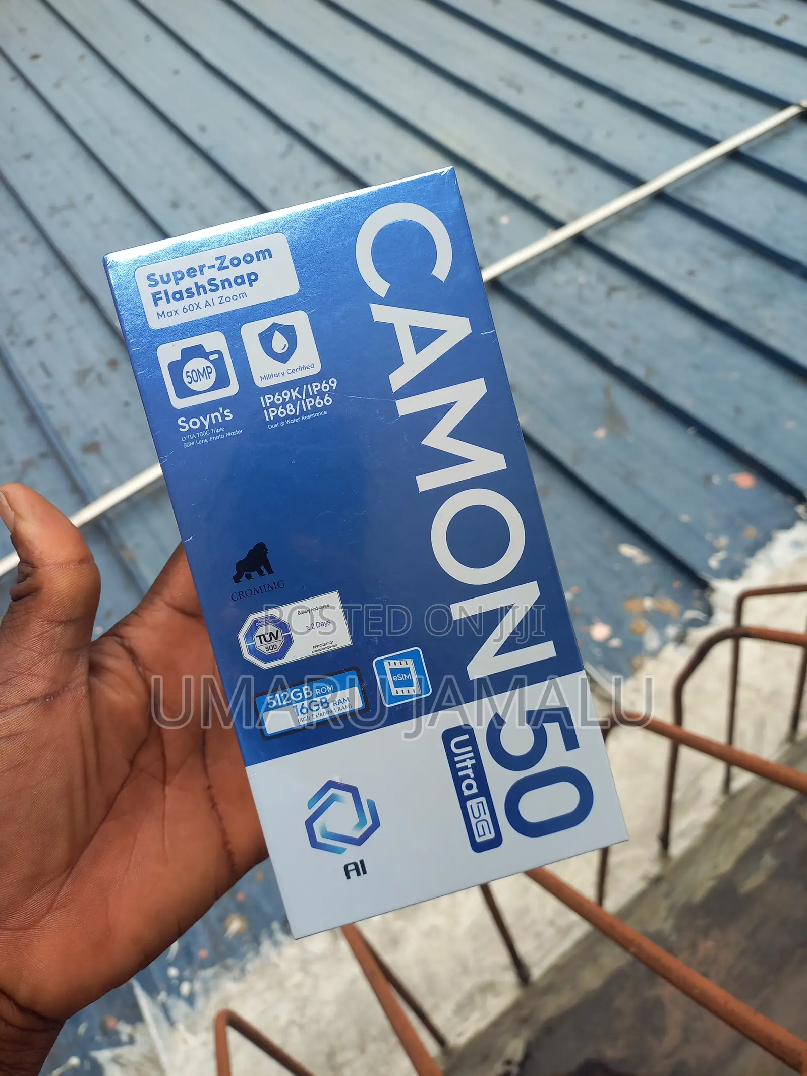 New Tecno Camon 50 Ultra 512 GB Black
