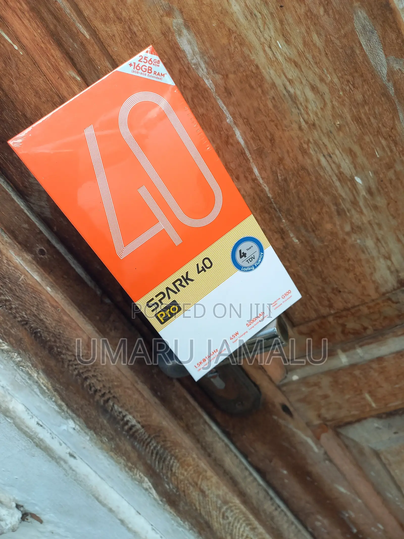 New Tecno Spark 40 Pro+ 256 GB White