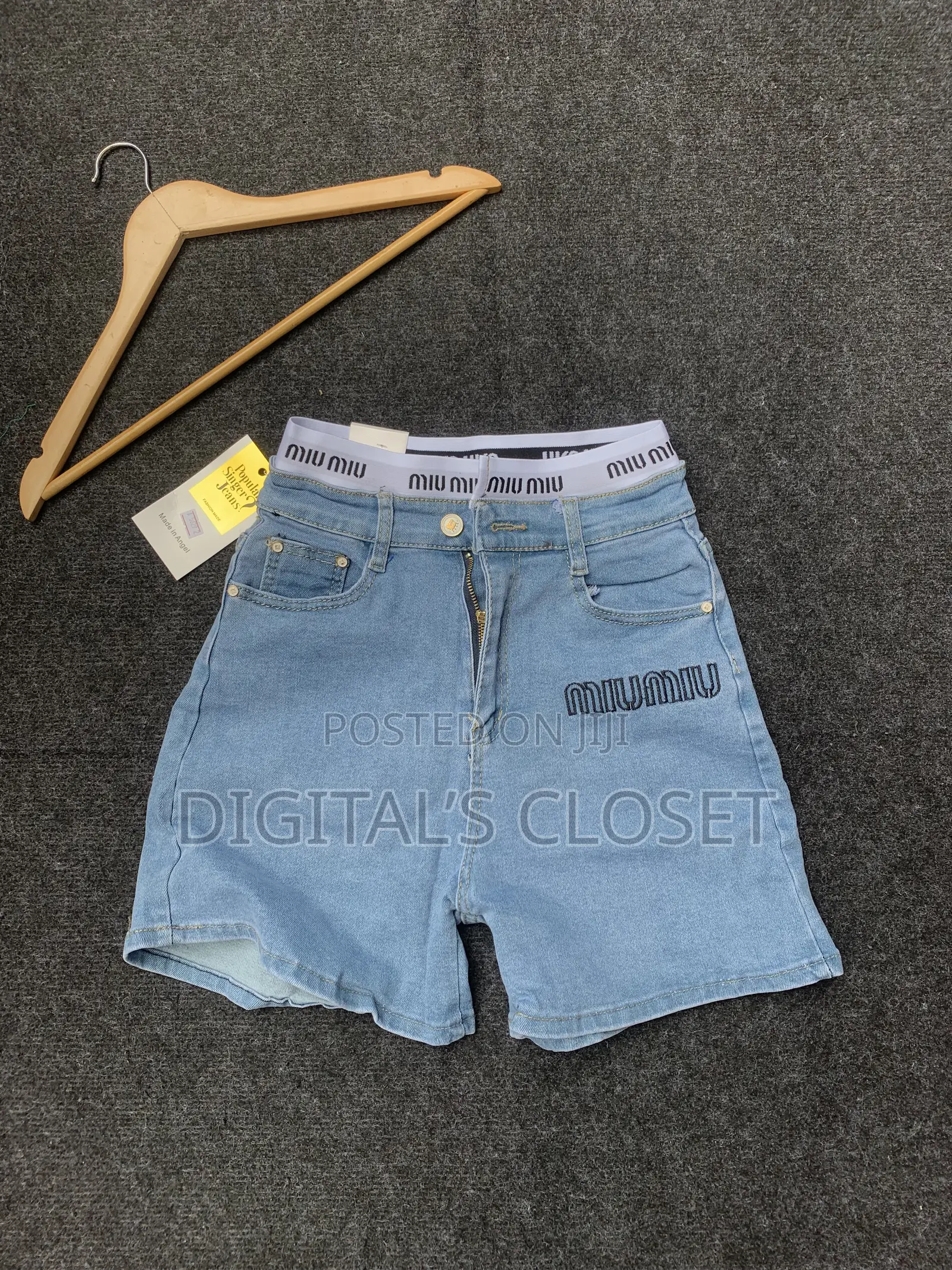 High Quality Stock Ladies Short Jeans