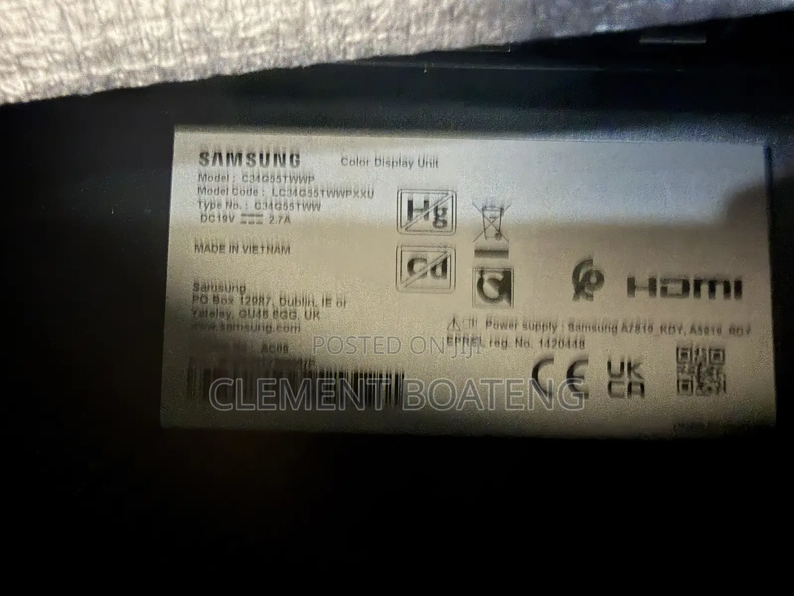 Samsung Odyssey G5 34" Curved Gaming Monitor - 165hz