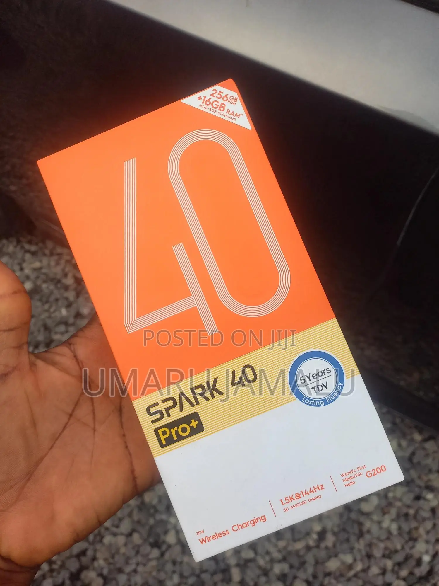 New Tecno Spark 40 Pro+ 256 GB White