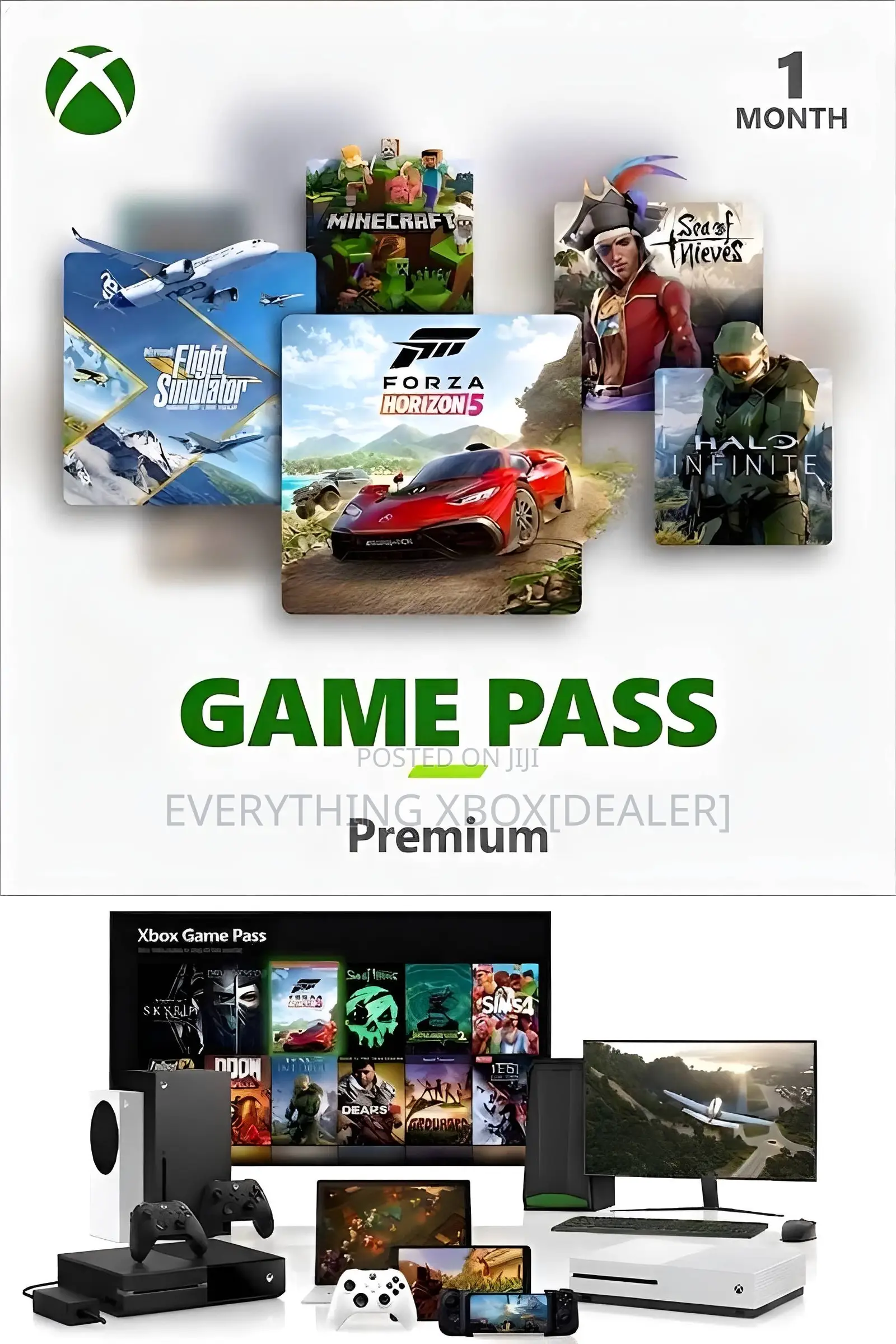 Game Pass Premium | Redeemable on Your Personal Account |1 Month Above