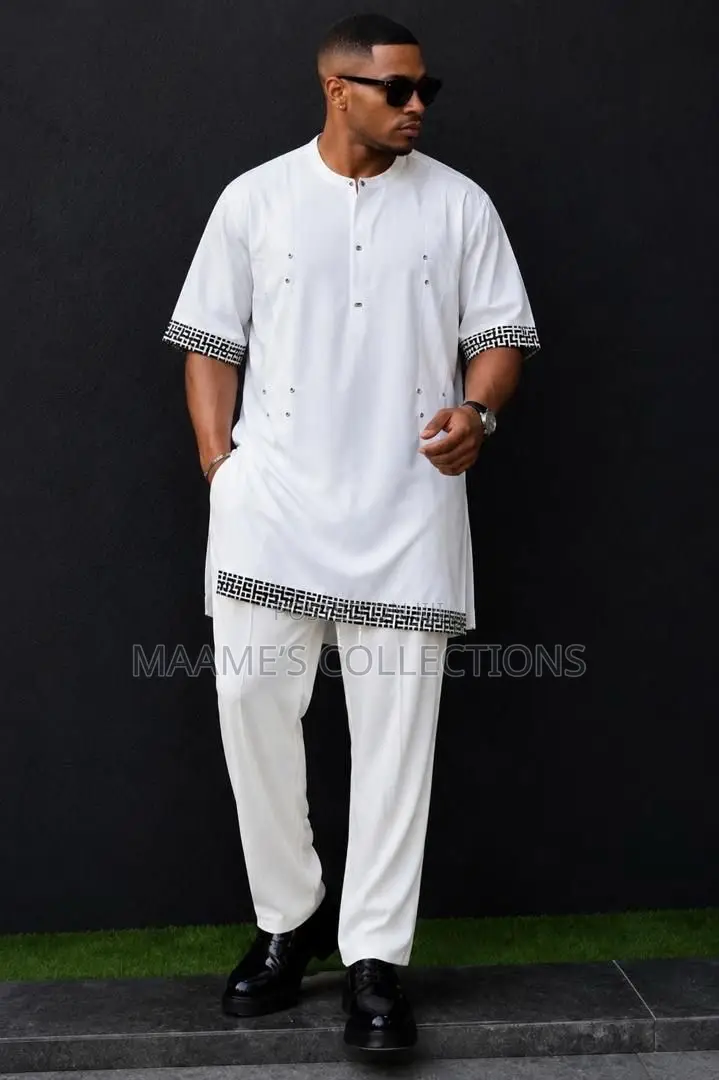 Handmade African Dashiki Kaftan Top and Down Set