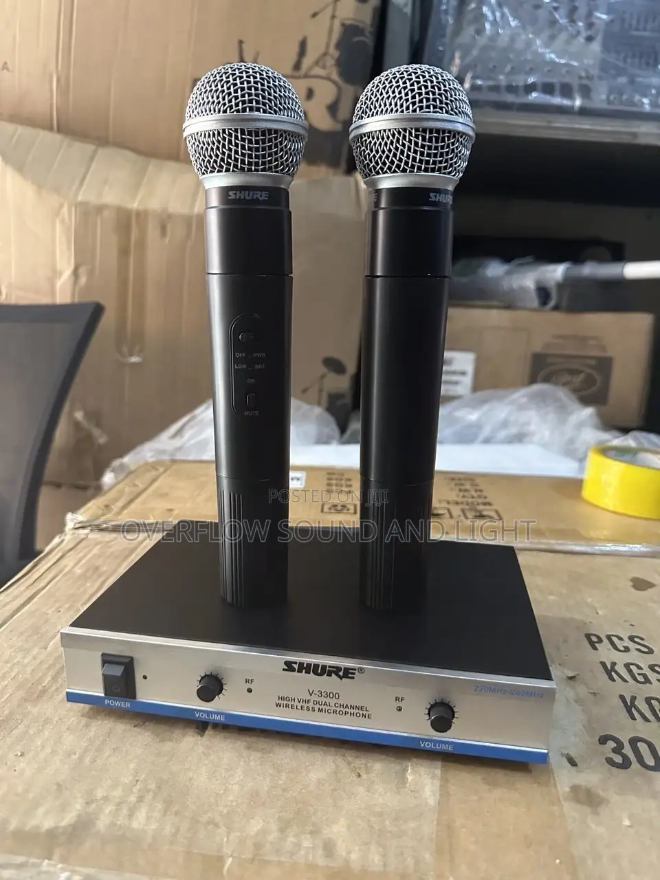 Shure v-3300 2 in 1 Wireless Microphone