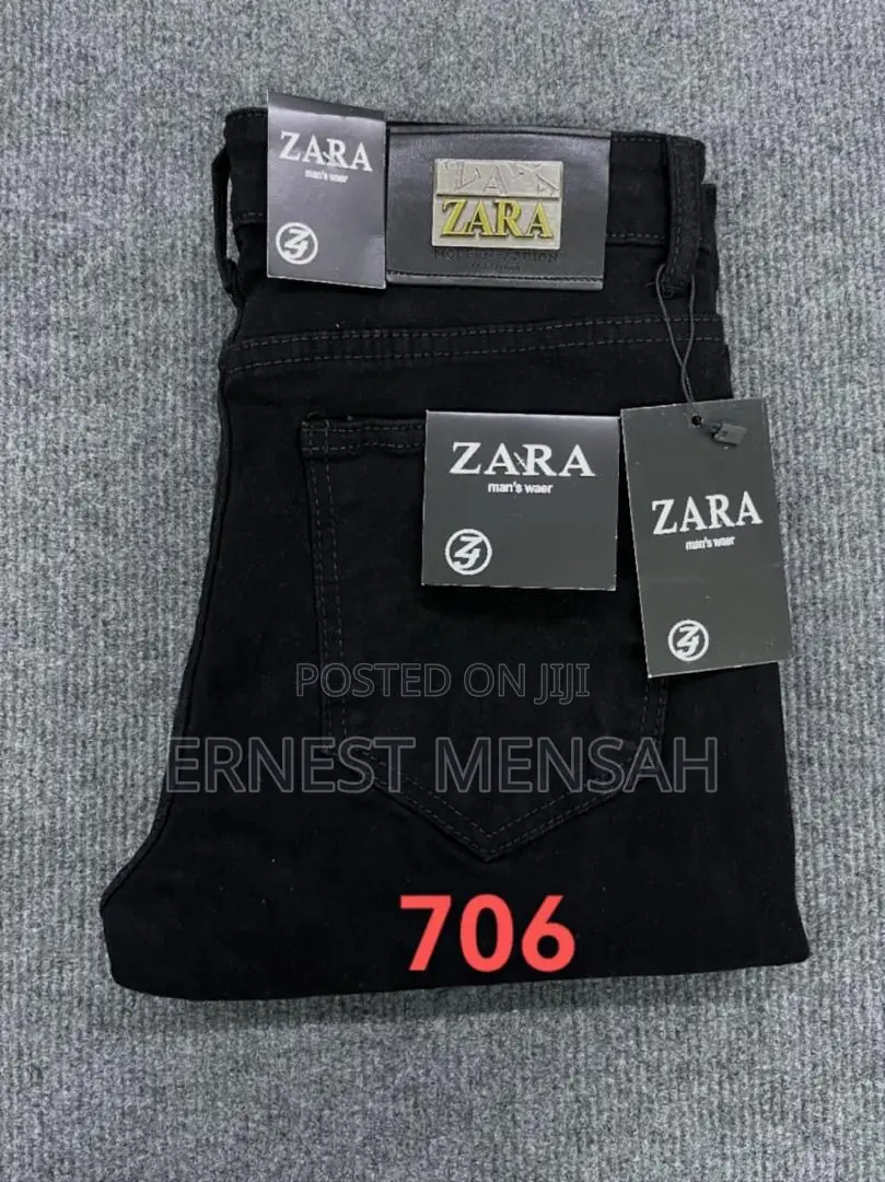 Plain Black Jeans