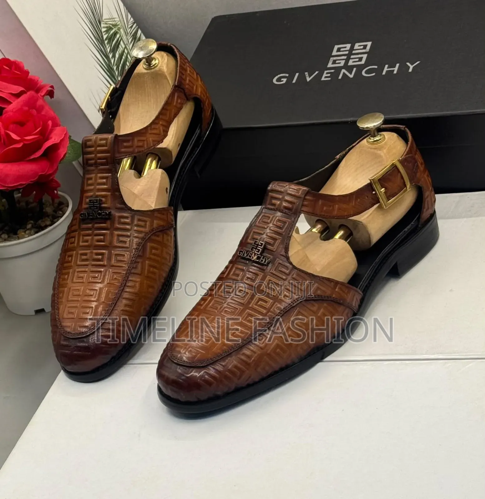 Genuine Leather Givenchy Brown Shoe Sandals