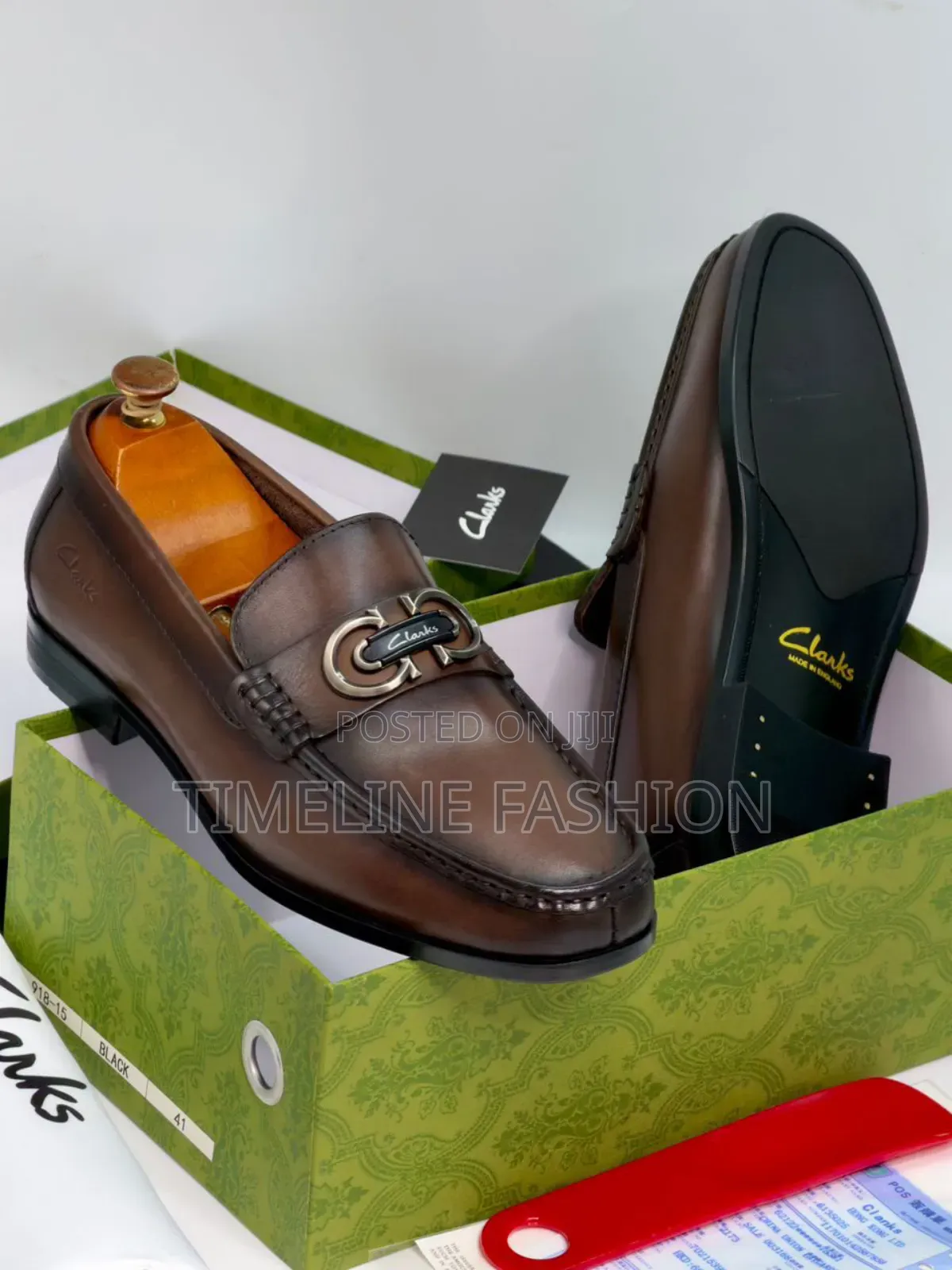 Clark's Coffee Brown Gents Leather Shoes