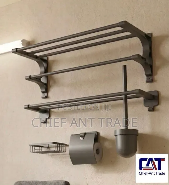 Set of Bathroom Accessories 505 Grey