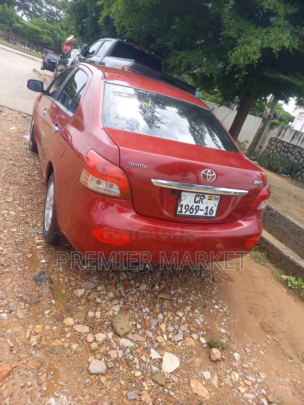Toyota Yaris 2008 Red