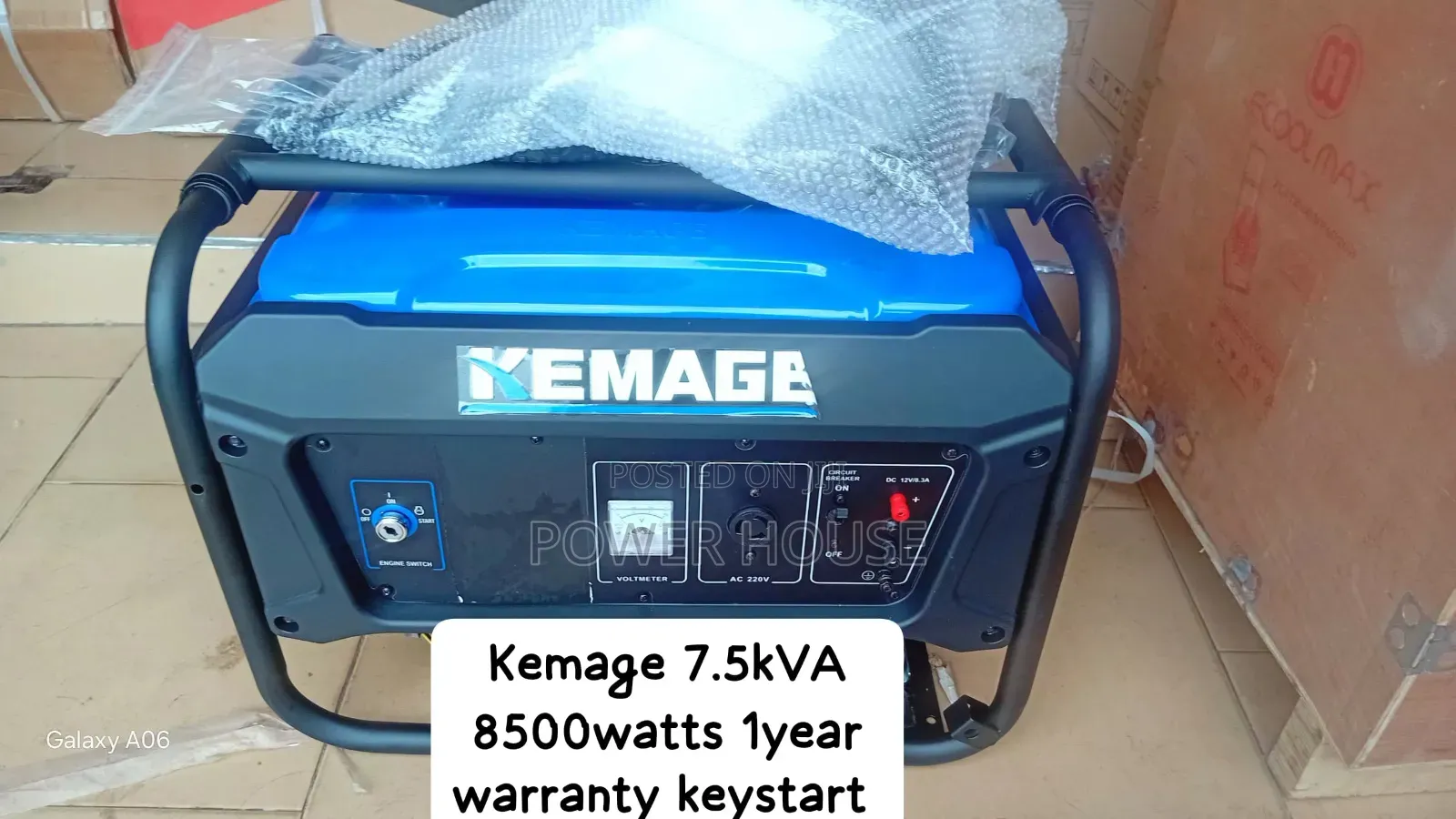 Premium Kemage 8500w Generator – Perfect for Shops, Offices Homes