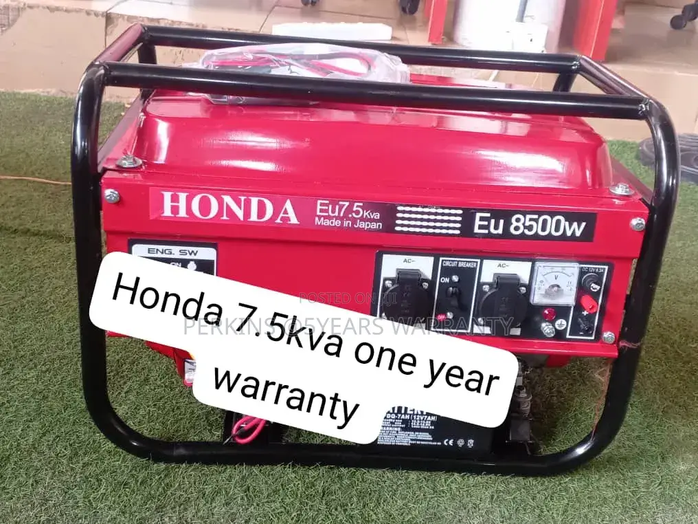 Honda 7.5kva Generator – Powerful Engine, Smooth Operation 7.5kva
