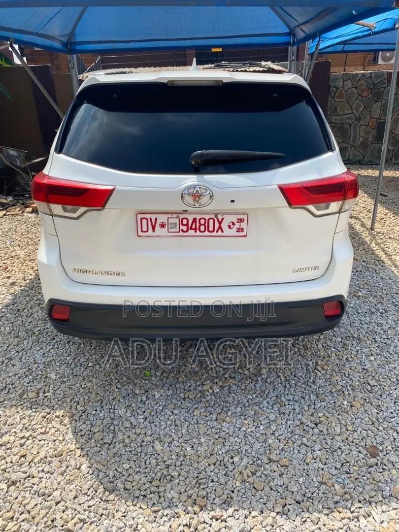 Toyota Highlander Limited V6 4x4 (3.5L 6cyl 6A) 2016 White