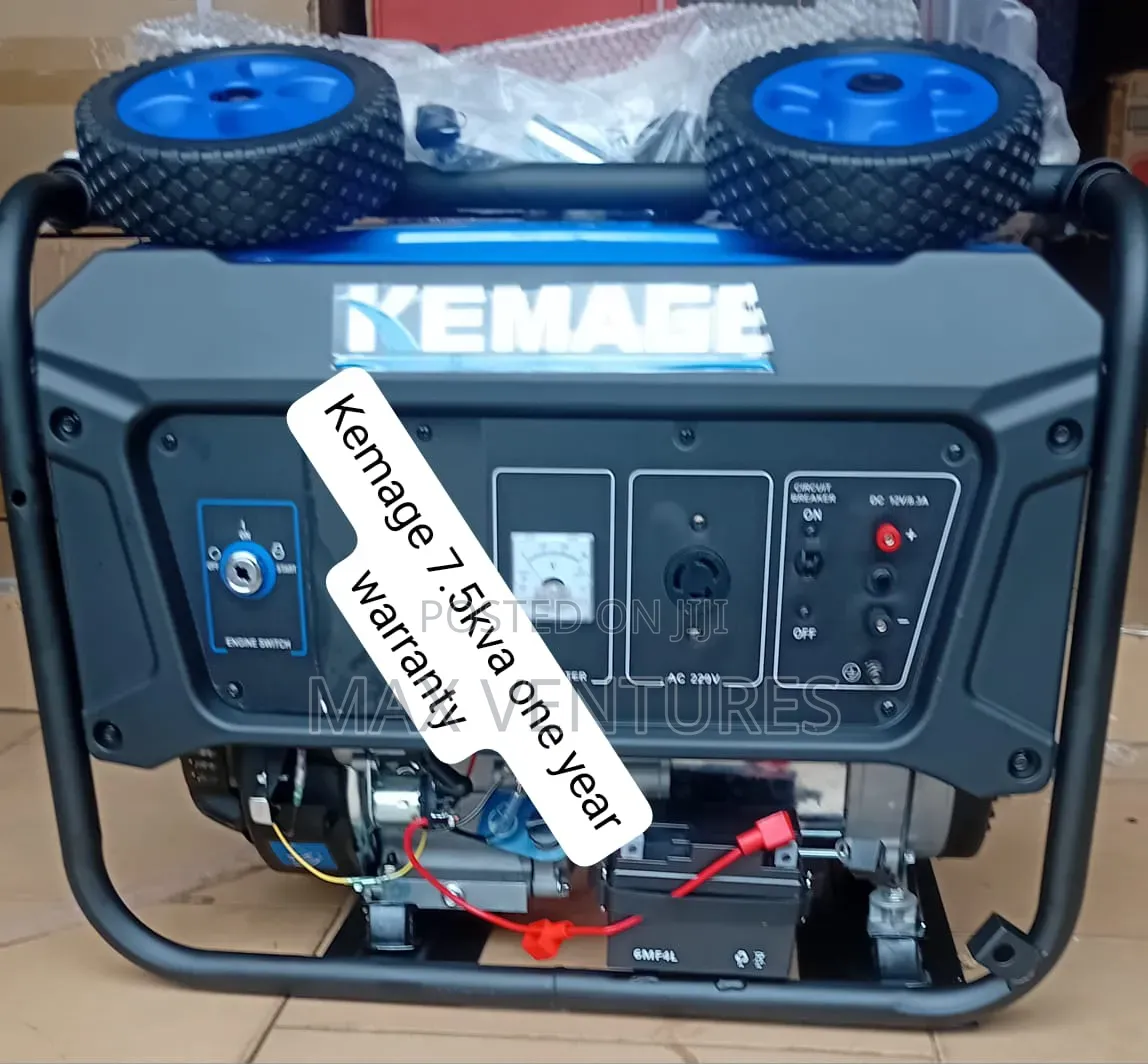 Original Kemage 7.5kva Generator – Reliable Power Supply7.5kva