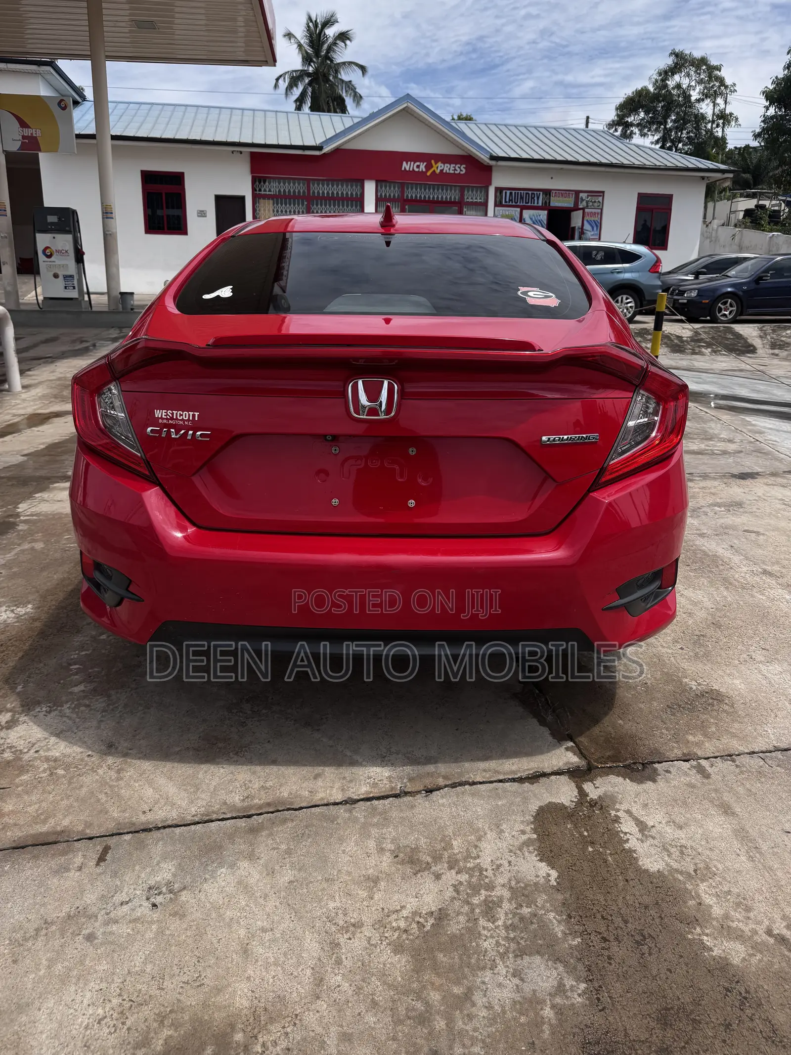 Honda Civic Touring 4dr Sedan (1.5L 4cyl) 2017 Red