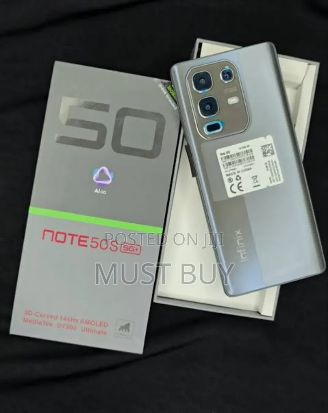 New Infinix Note 50s 256 GB Black