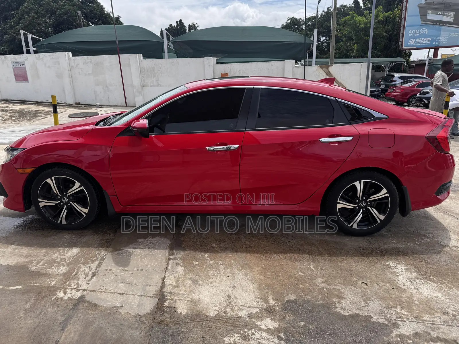 Honda Civic Touring 4dr Sedan (1.5L 4cyl) 2017 Red