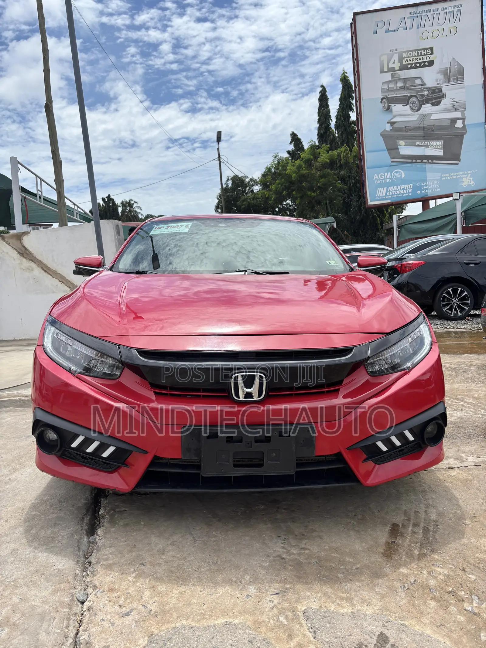 Honda Civic Touring 4dr Sedan (1.5L 4cyl) 2017 Red
