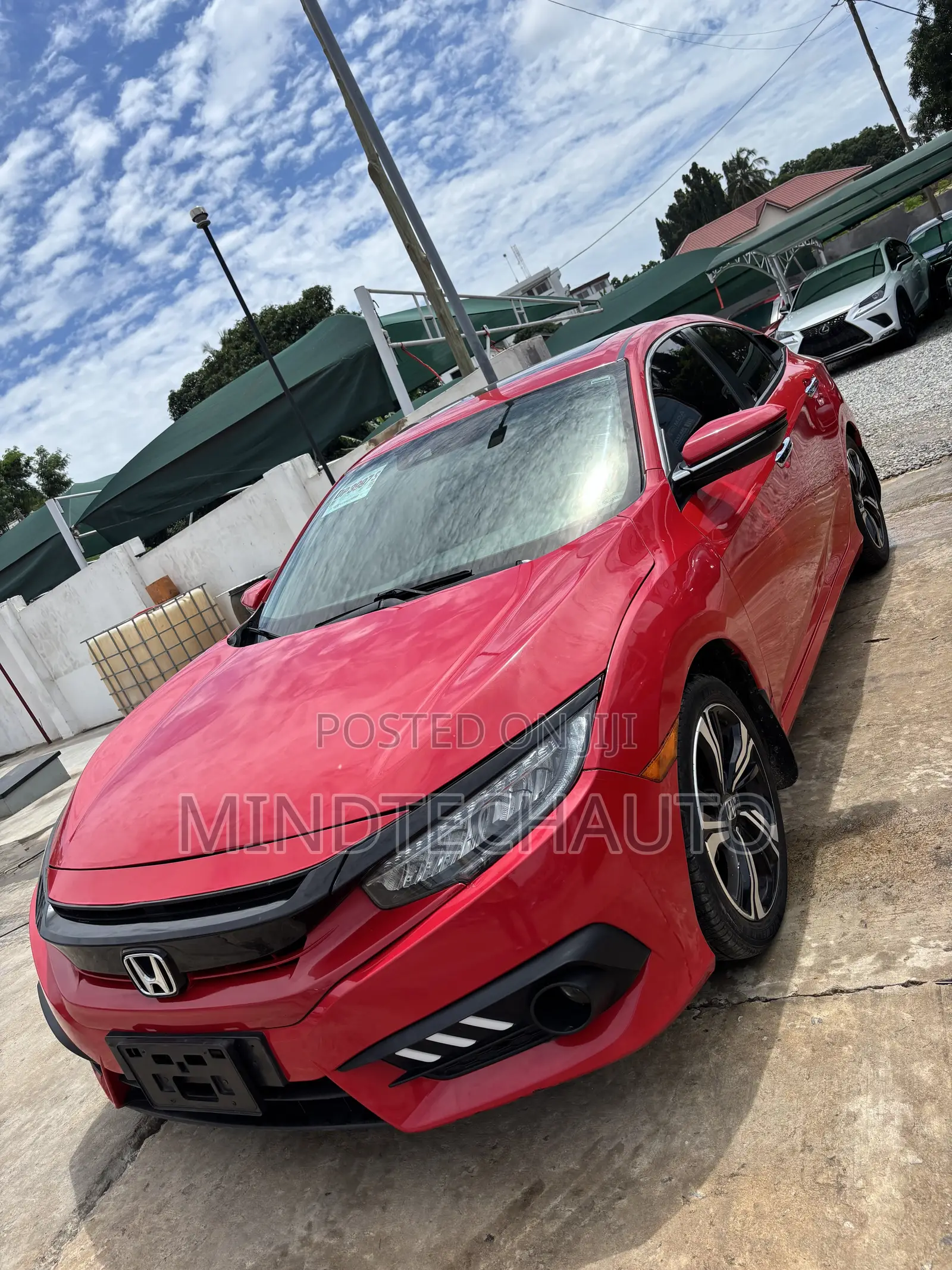 Honda Civic Touring 4dr Sedan (1.5L 4cyl) 2017 Red