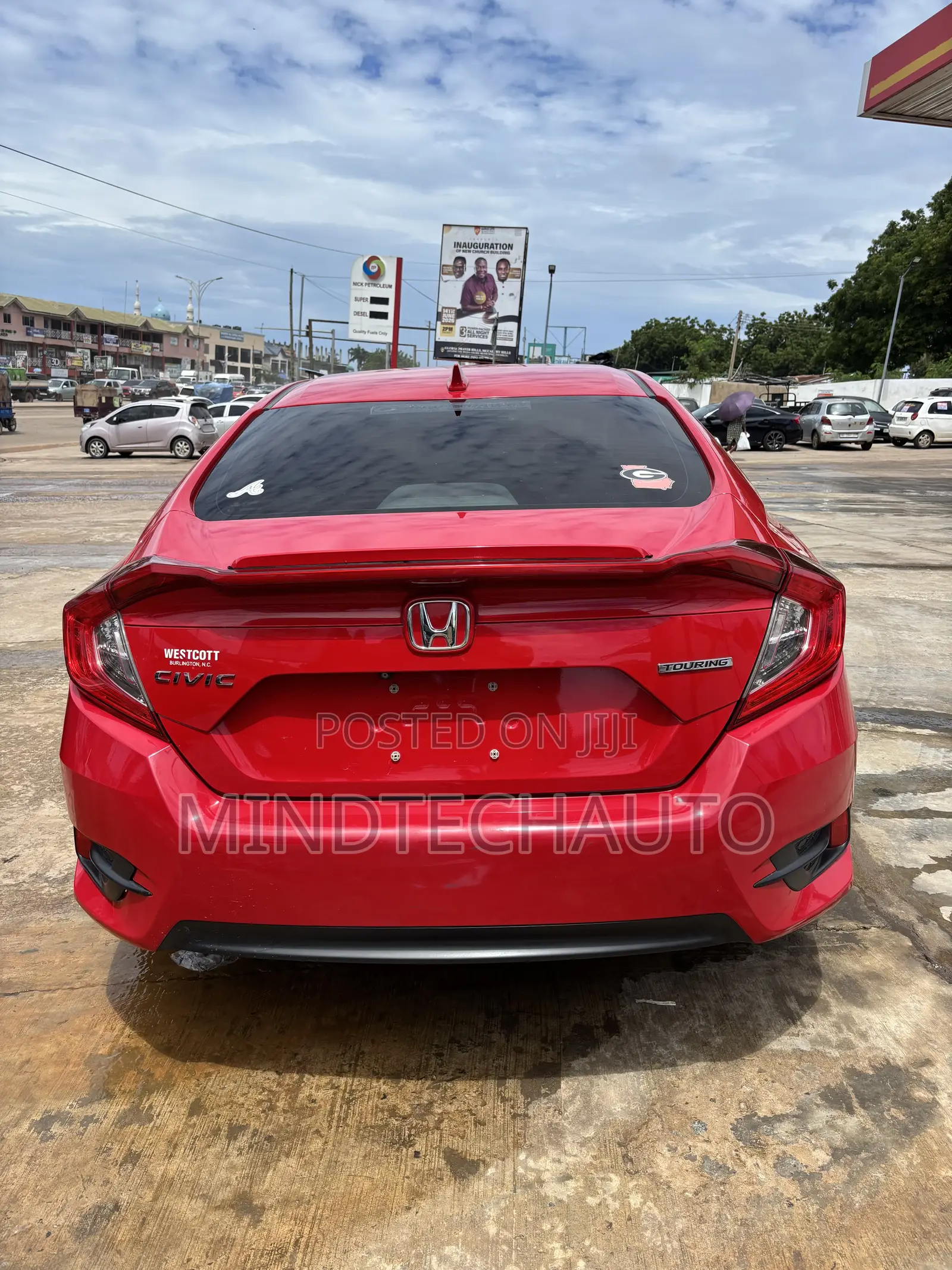 Honda Civic Touring 4dr Sedan (1.5L 4cyl) 2017 Red