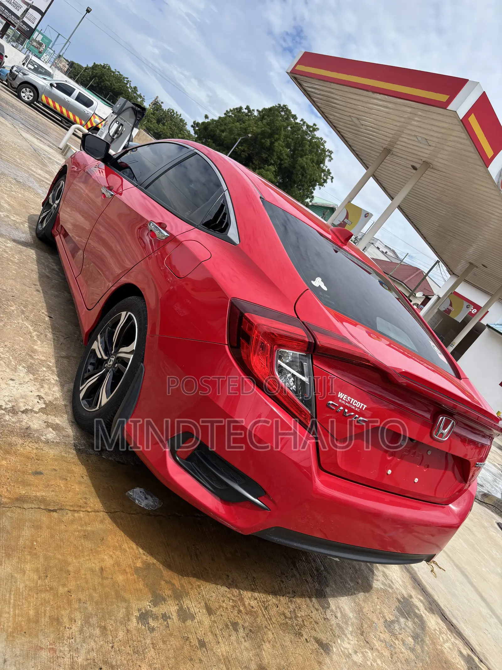 Honda Civic Touring 4dr Sedan (1.5L 4cyl) 2017 Red