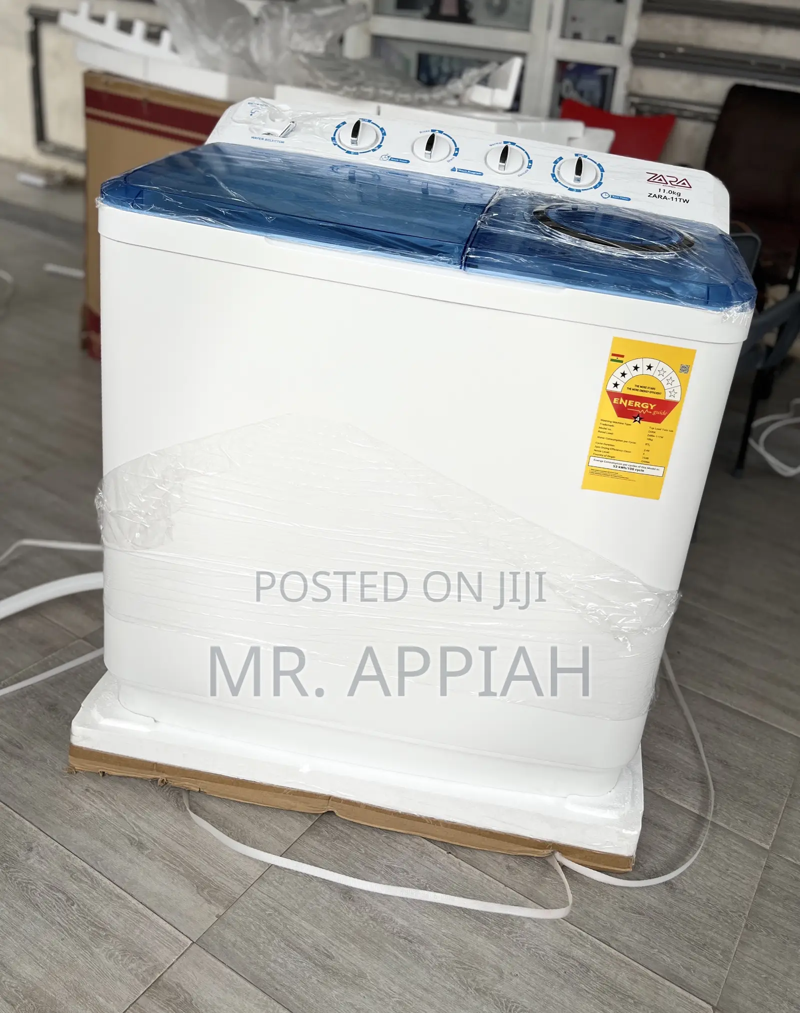 Get Premium Zara Electric Washing Machine With Transparent Lid