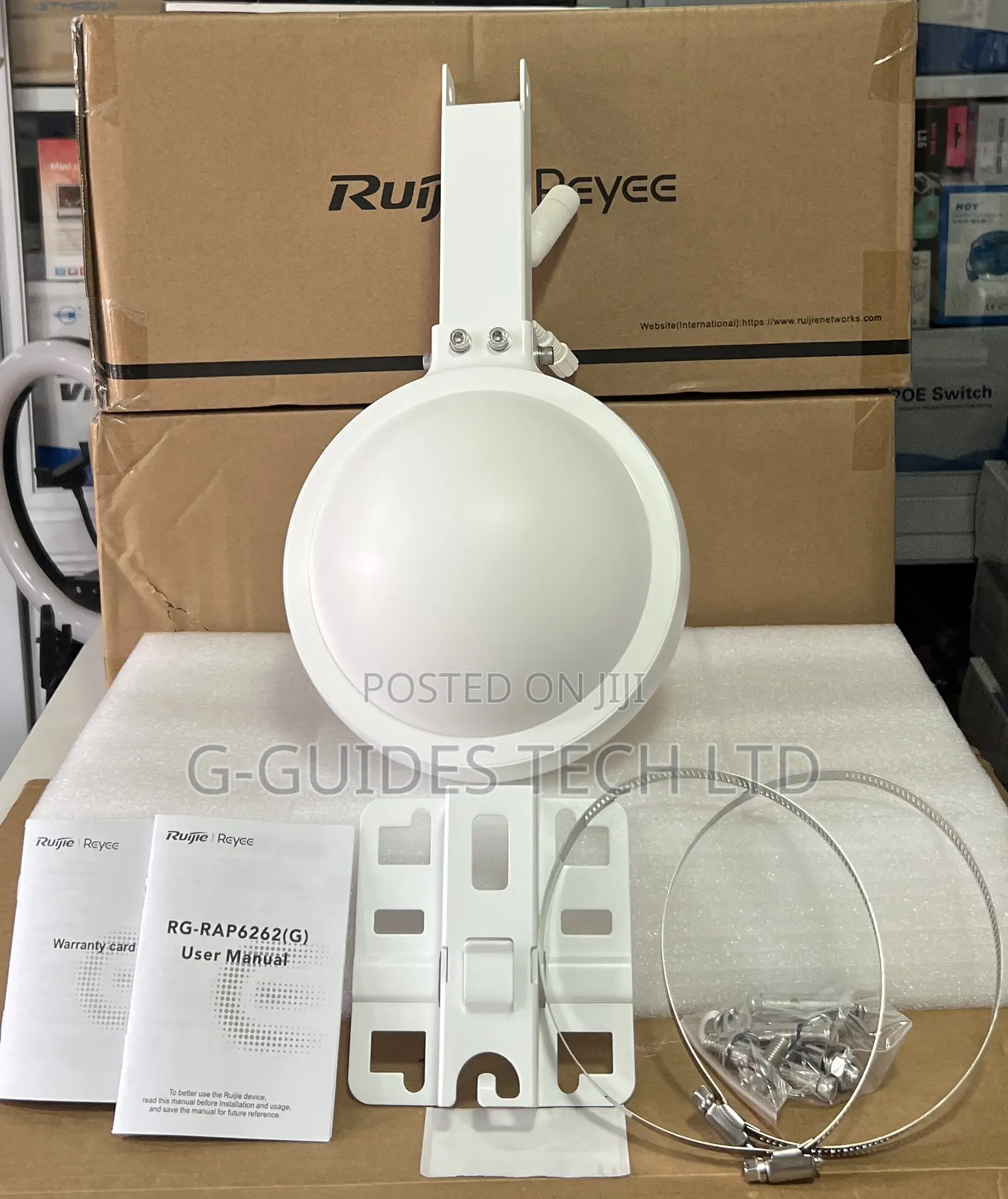 Ruijie Reyee Rg-Rap6262(G) Ax1800 Outdoor Wi-Fi 6 Access Point.