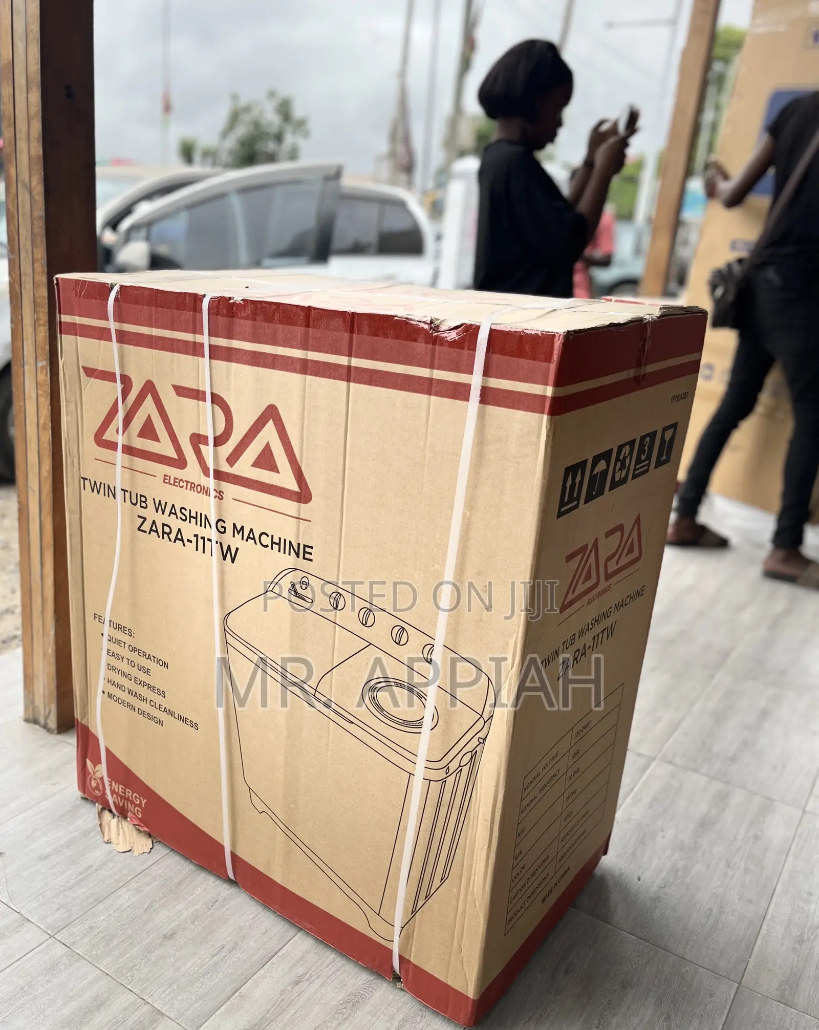 Extremely Quality Zara 11kg Semi-Auto Washing Machine(Transparent Lid)