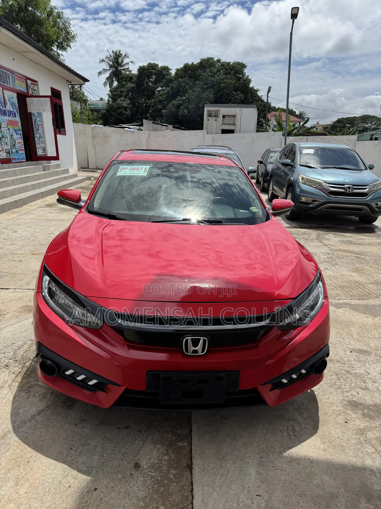Honda Civic Touring 4dr Sedan (1.5L 4cyl) 2016 Red