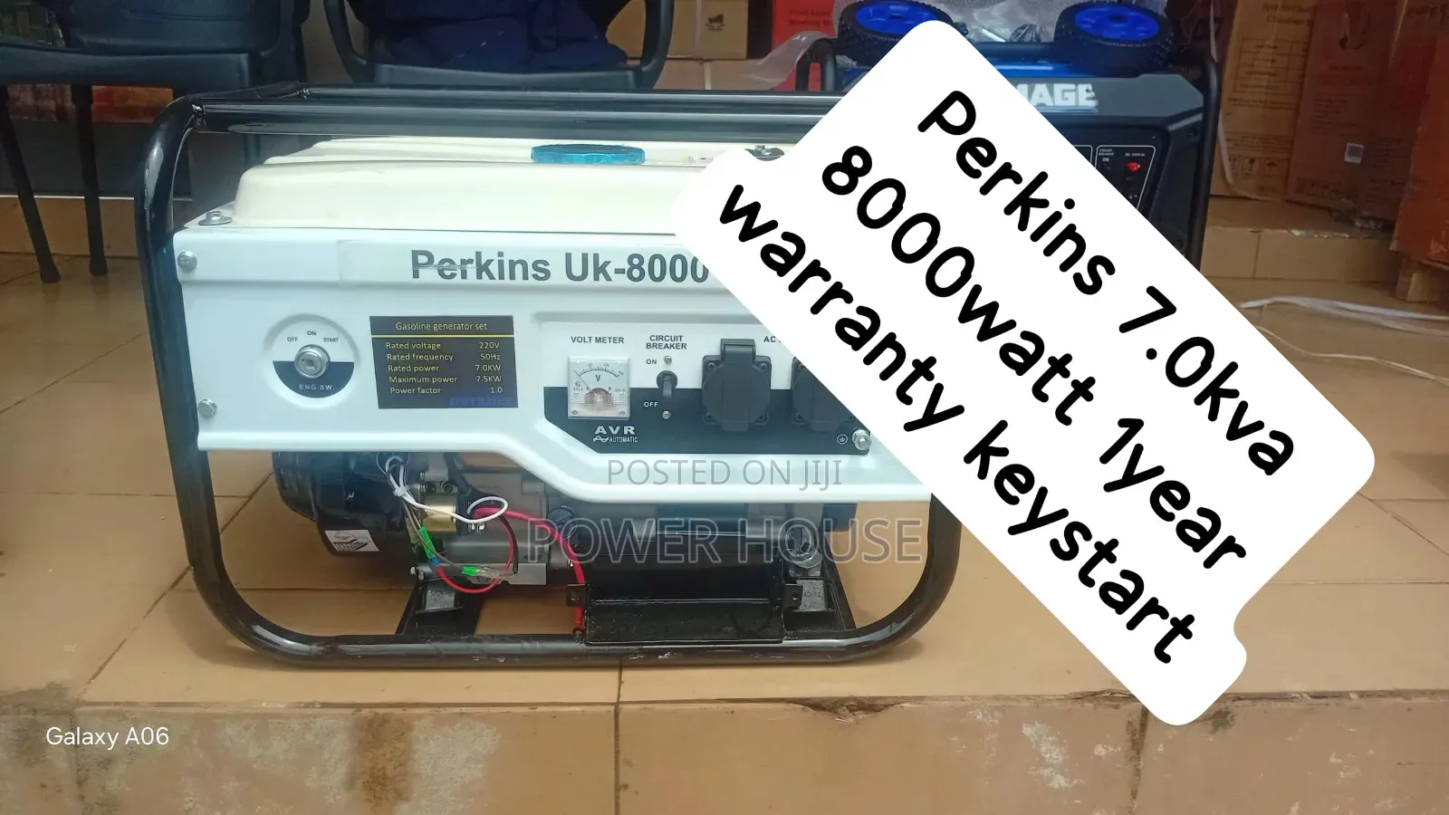 Keep the Lights on With the Perkins 7.0kva 8000w Power Generator