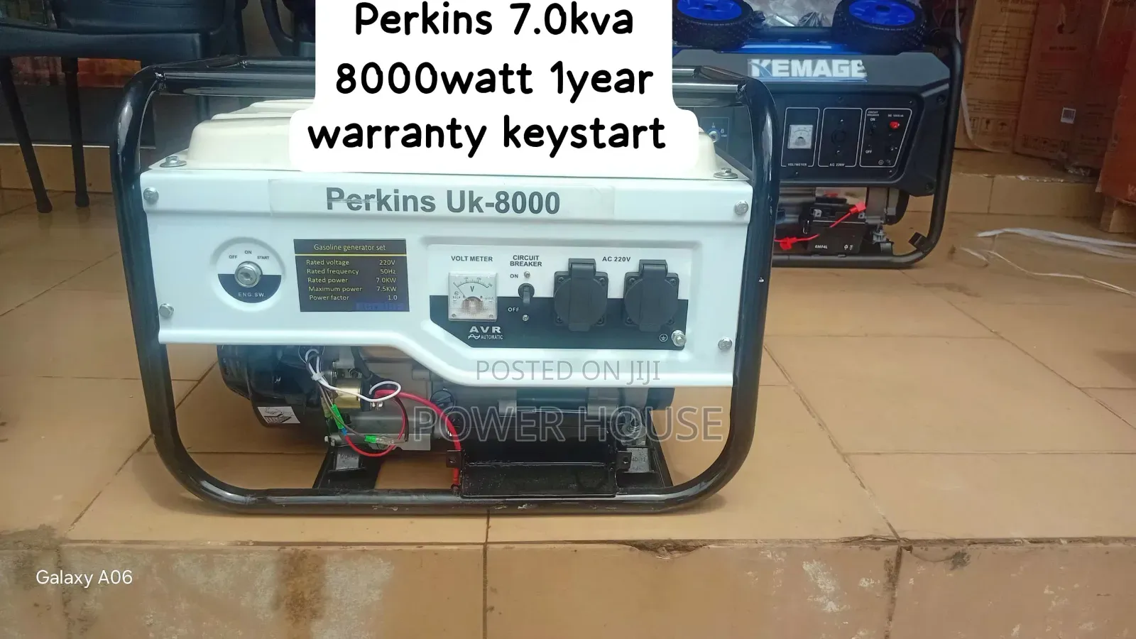 Industrial-Grade Perkins 7.0kva 8000w Generator – Engineered to Last