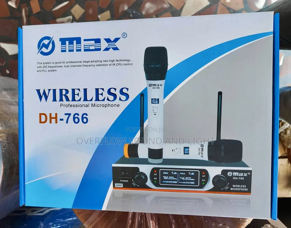 Max Dh 766 Wireless Microphone