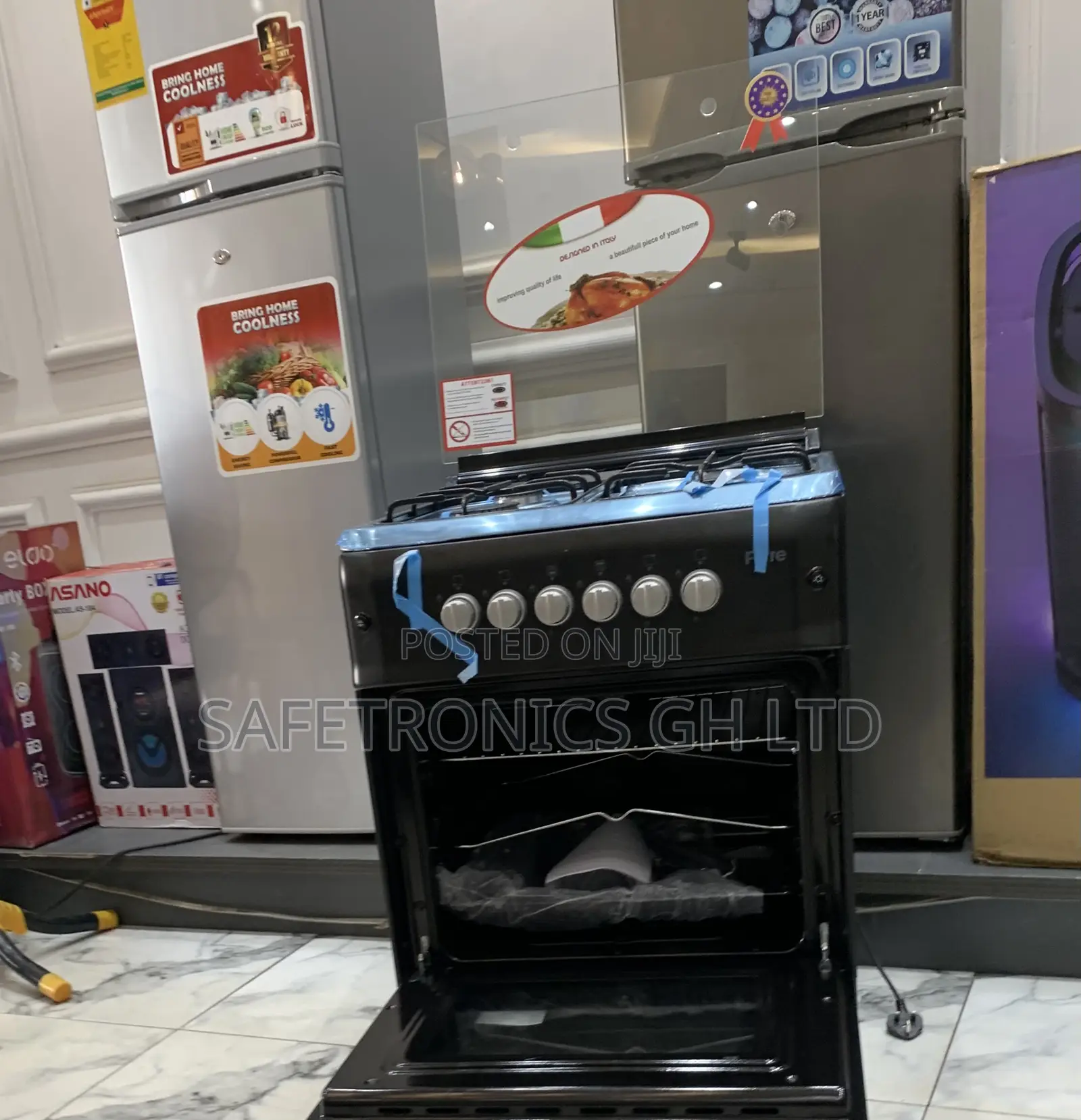 Purchase Authentic New 50x60 ( New Line) Ferre 4 Burner Gas Cooker