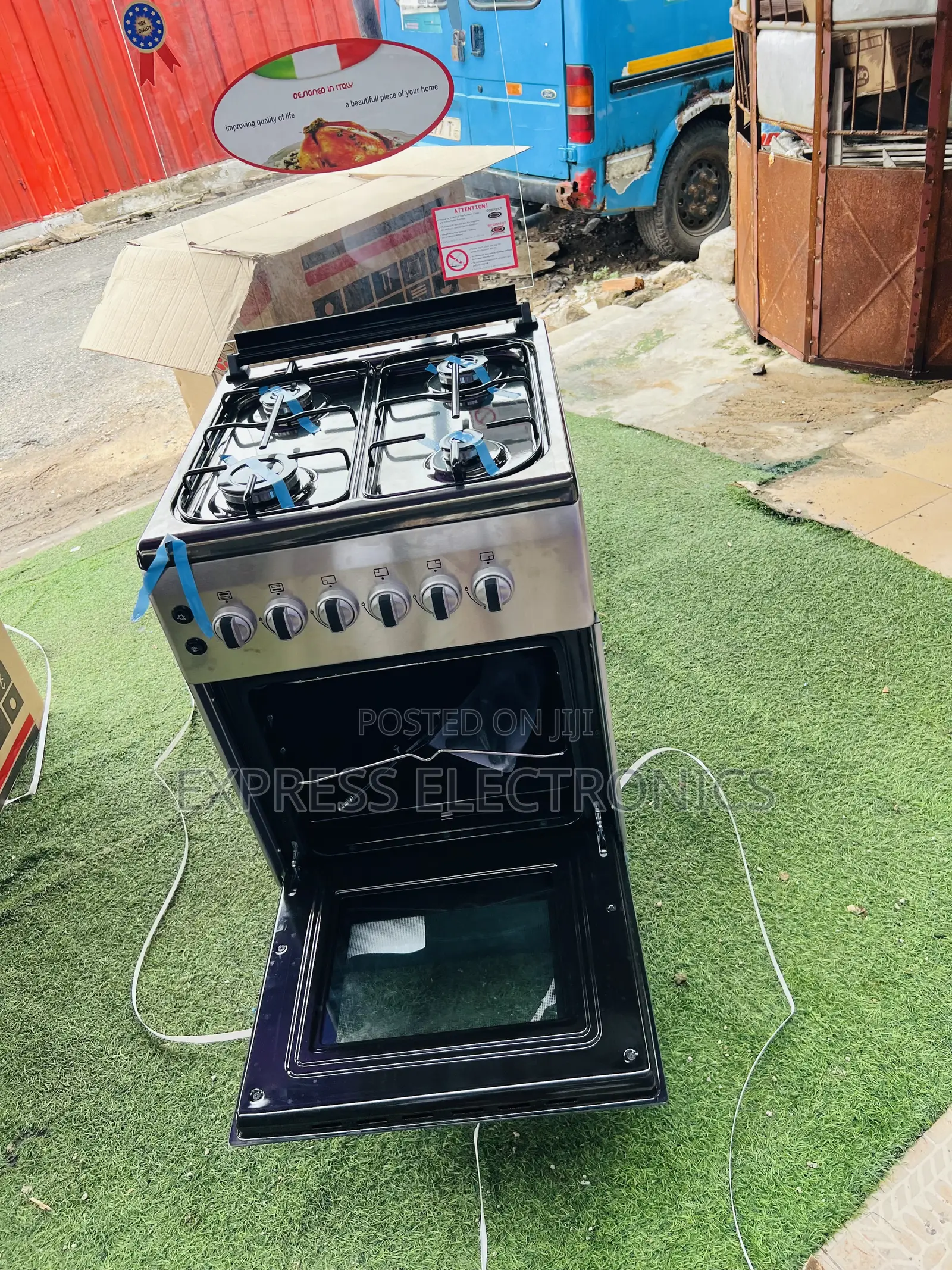 Spectacular Performance Gas Cooker Oven New Line 4b 50/60.