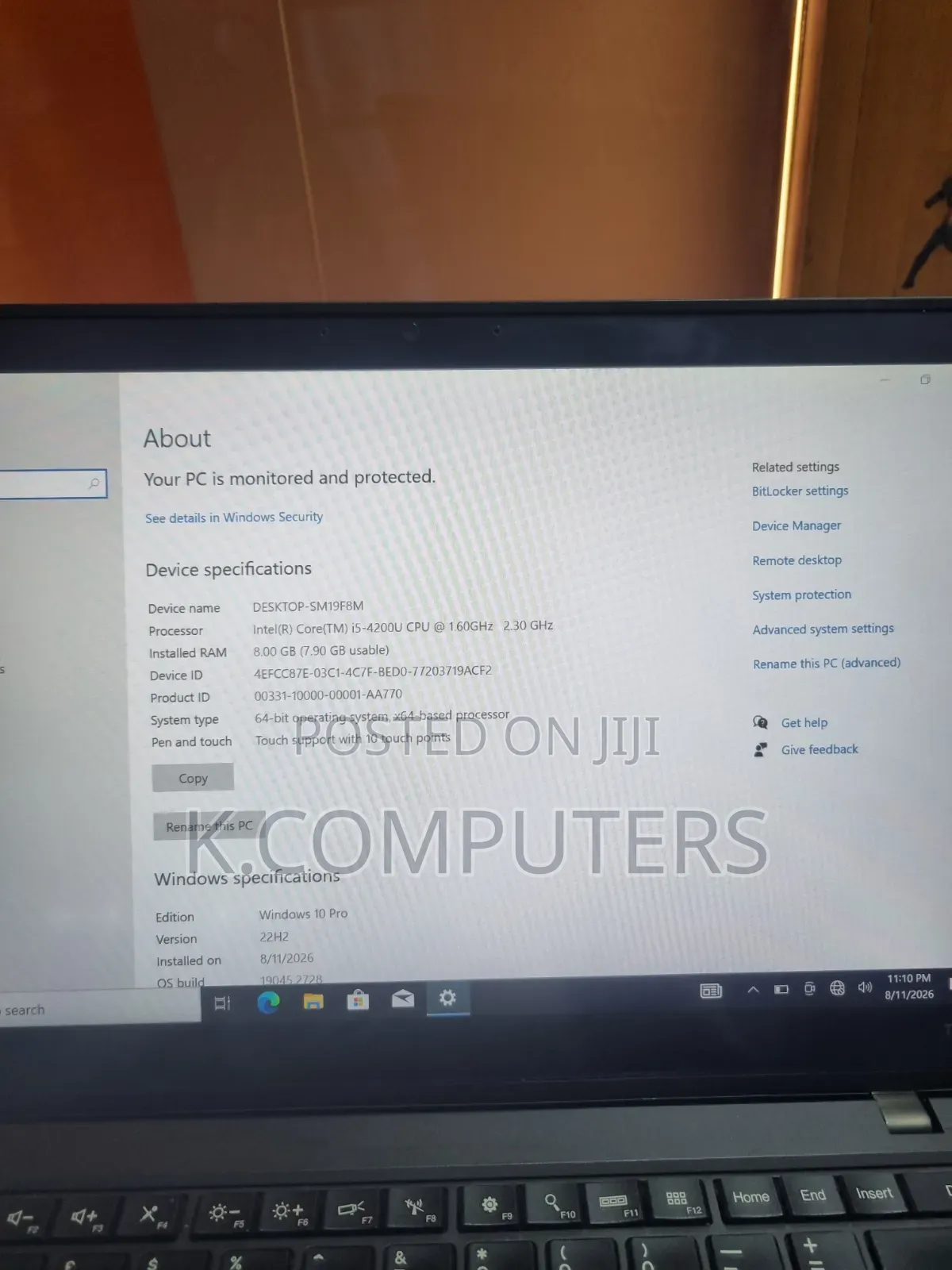 Laptop Lenovo ThinkPad T440s 8GB Intel Core i5 SSD 128GB