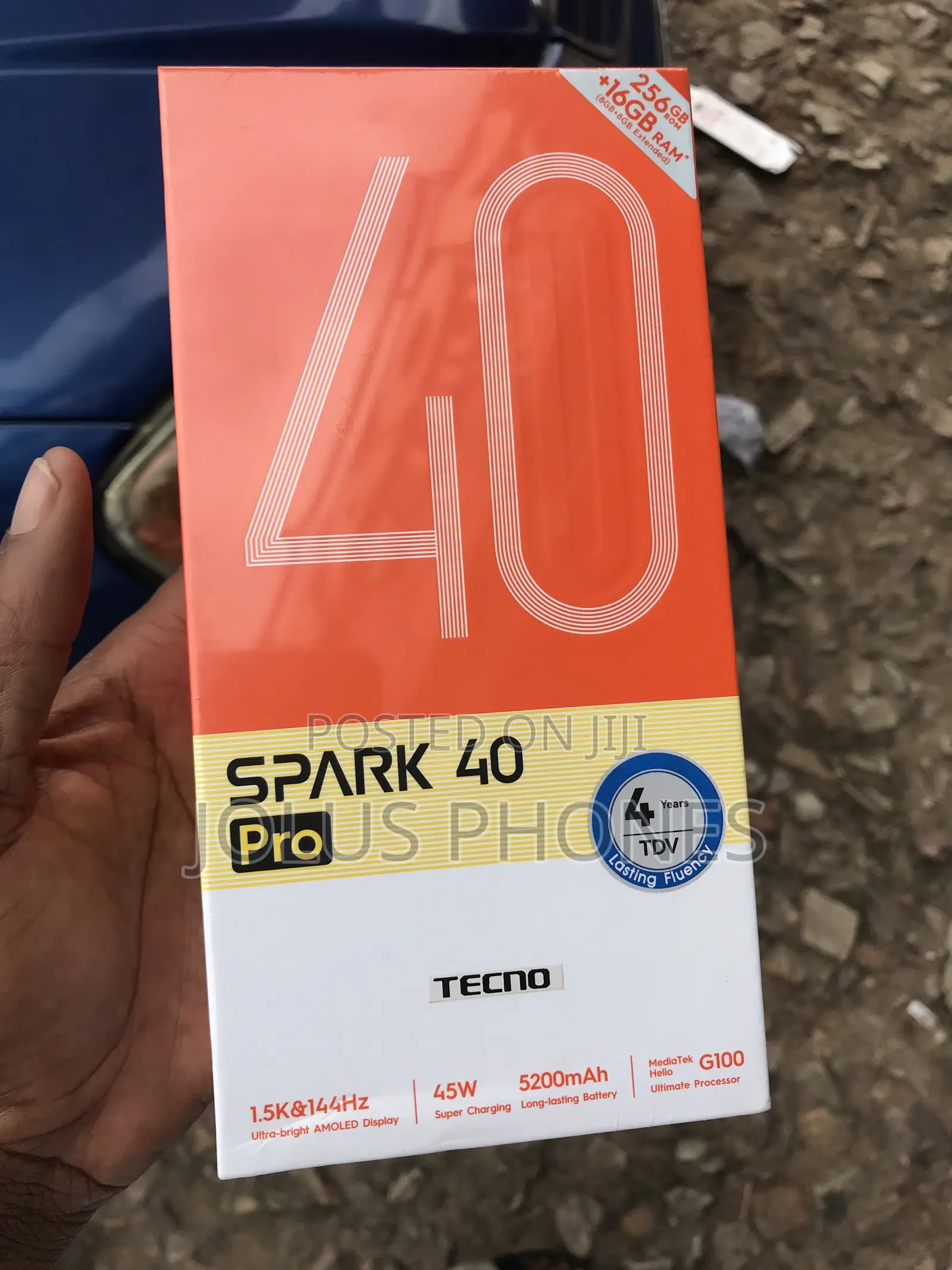 New Tecno Spark 40 Pro 256 GB Gray