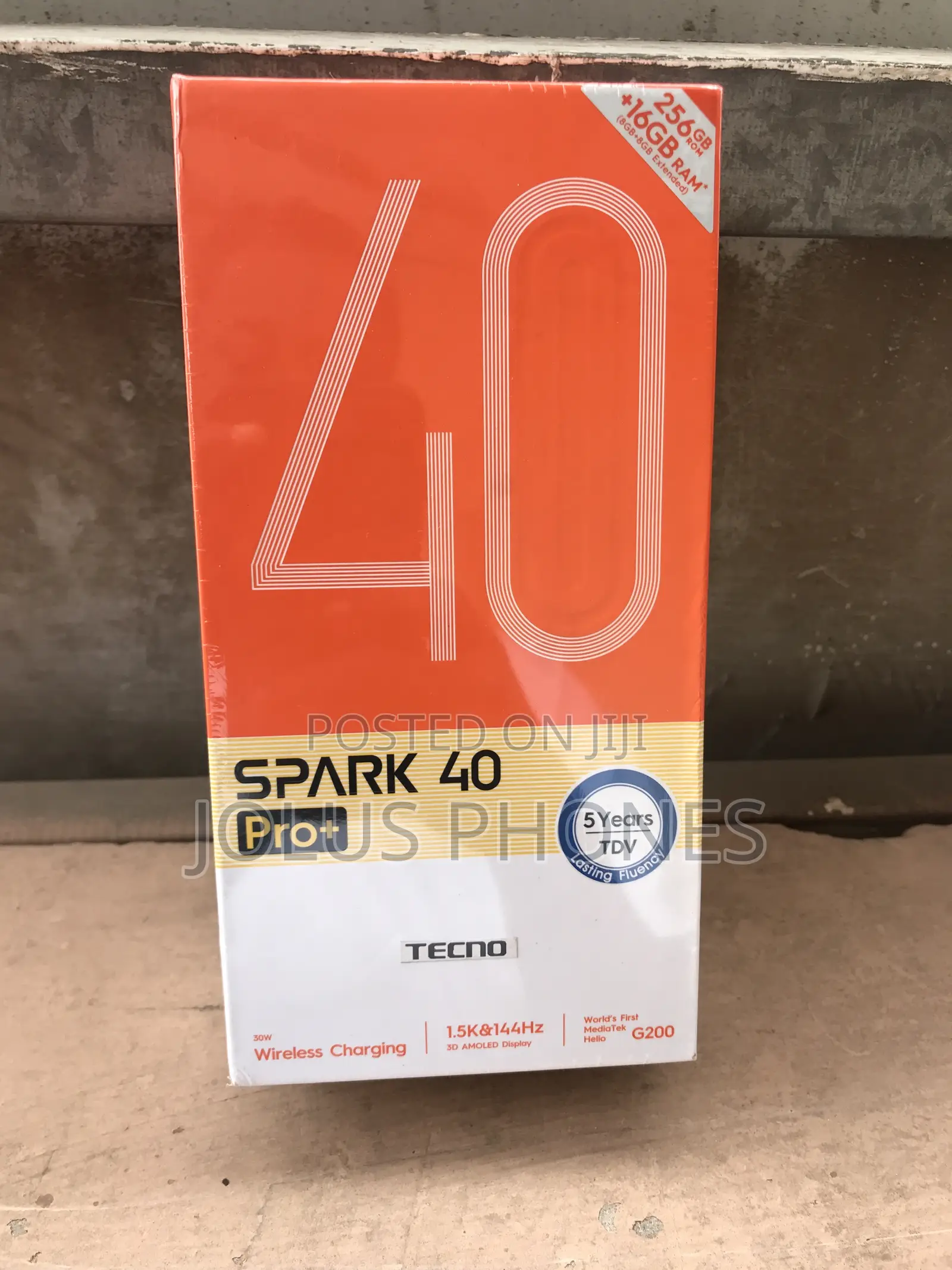 New Tecno Spark 40 Pro+ 256 GB Black