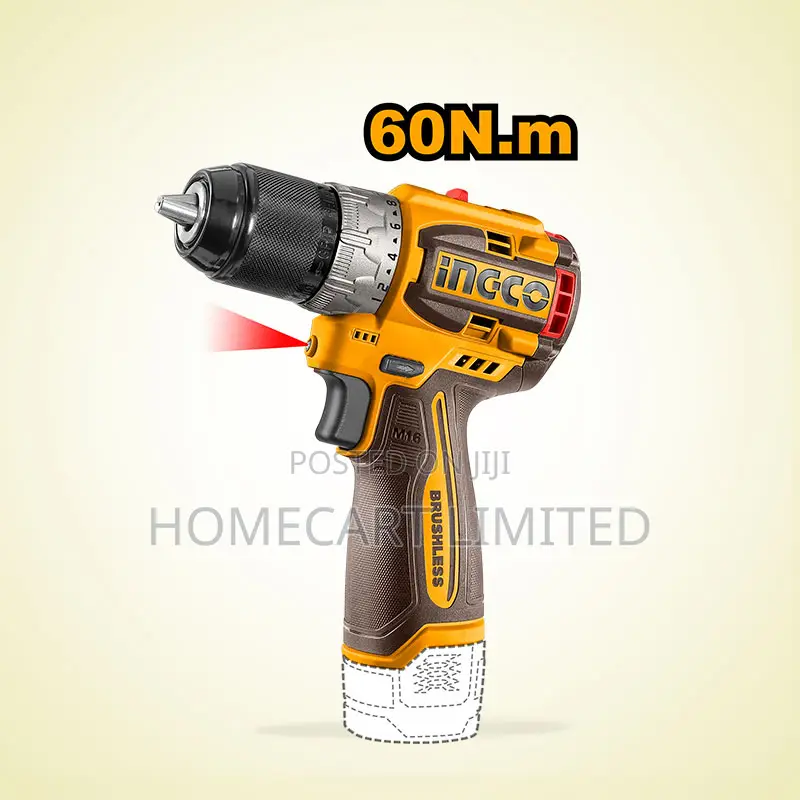 Compact Brushless Cordless Impact Drill - Cidli16682