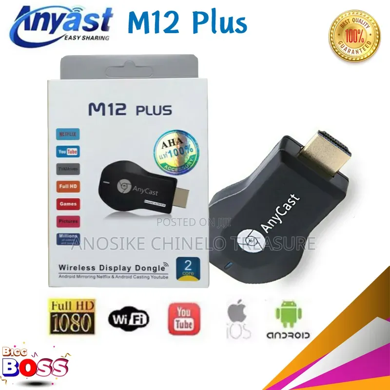 Anycast M100 Wireless Hdmi Display Dongle Phone to Tv Screen
