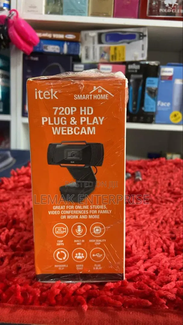 Itek Smart Home 720p Hd Plug Play Webcam.