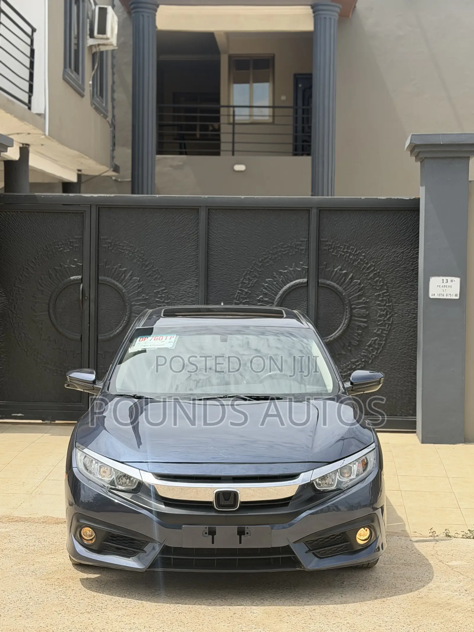 Honda Civic EX Sedan 2018 Black