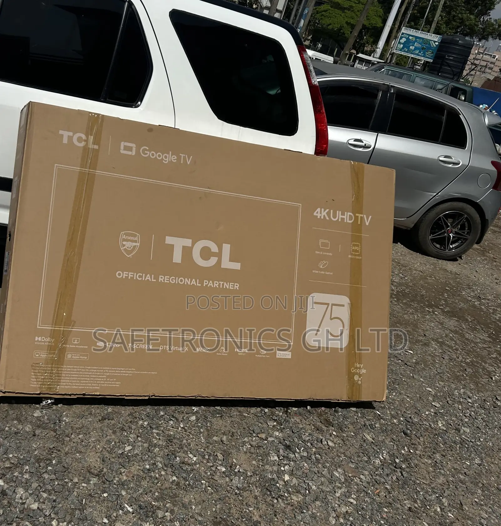 Premium Sleek TCL 75′′ HDR Frameless Google Tv 75p635